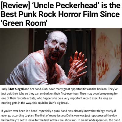 [Review] ‘Uncle Peckerhead’ is the Best Punk Rock Horror Film Since ‘Green Room’